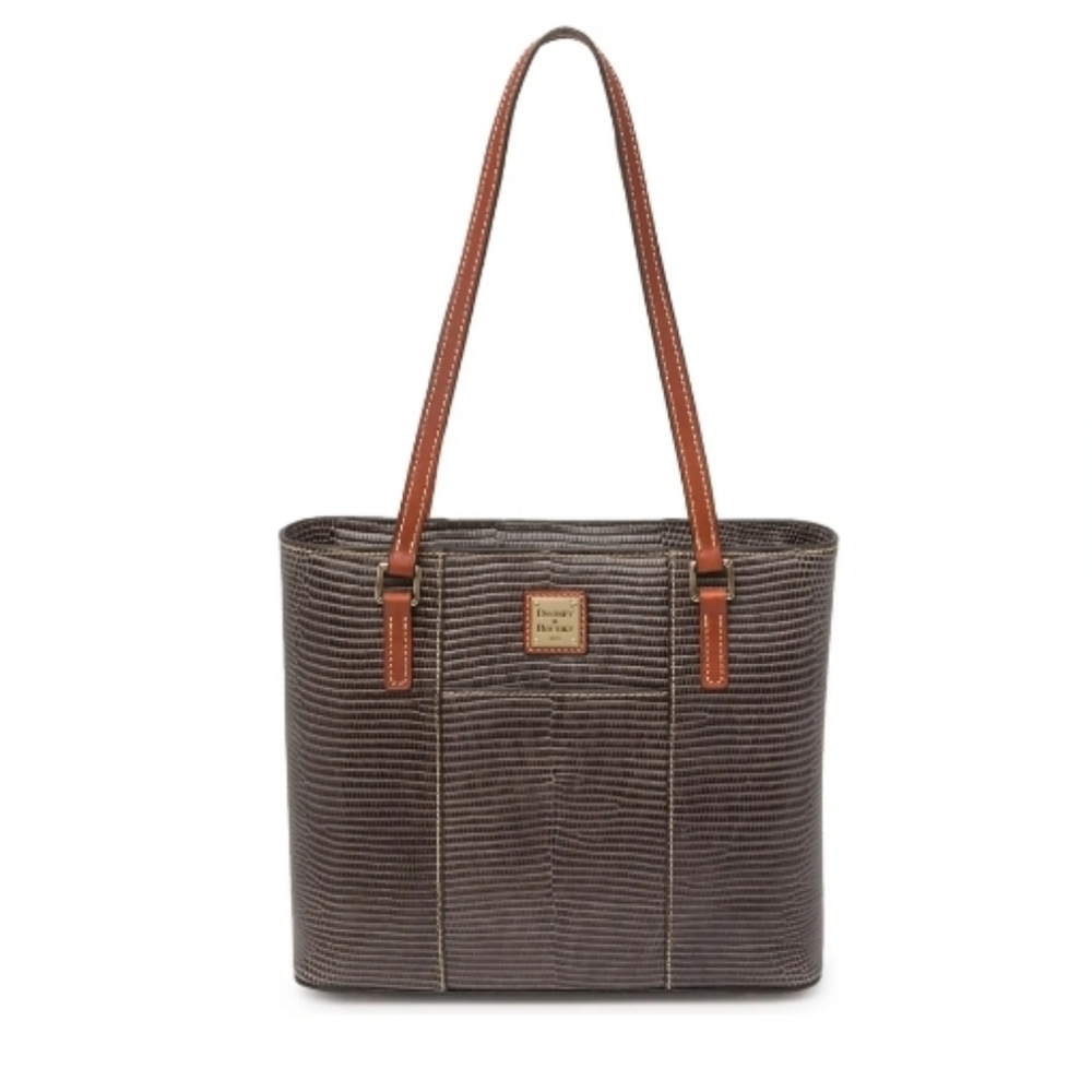 DOONEY & BOURKE Small Lizard Embossed Leather Lexington Shopper
